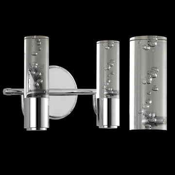 Bolha Minimalist Modern Bubble Acrylic/Iron Integrated LED Vanity Light - JONATHAN Y